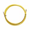 Gaine teflon jaune PTFE fil diamètre 1,2/1,6mm en 4ml