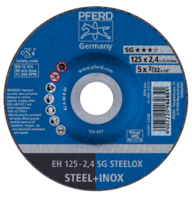 Disques à tronçonner 125x2.4 SG +++