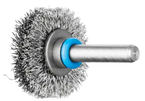 brosse plate sur tige 30x06/6 fil acier 0.20