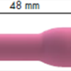 Buse céramique n°5 diamètre 8mm longueur 48mm torche type 9-20