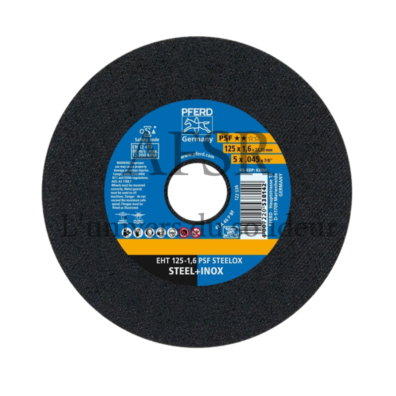 Disque à tronçonner 125x1.6 PSF++