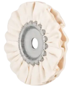 Meule en tissu TR dure Ø 80x10 mm, alésage Ø 10 mm pour pré-polissage avec pâte